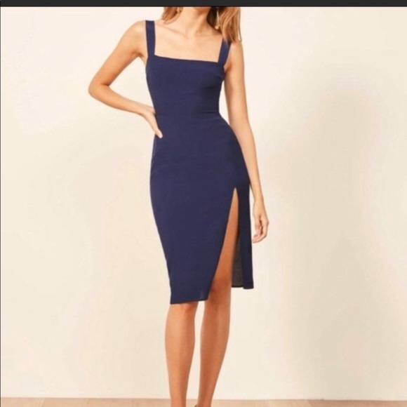 Reformation Christina Dress - Blue - Picture 2 of 10